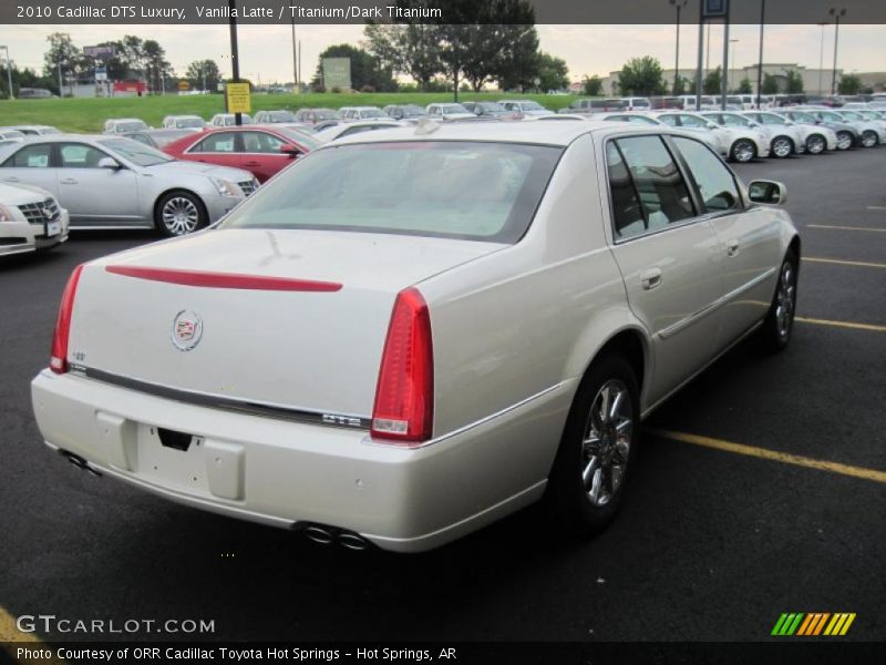 Vanilla Latte / Titanium/Dark Titanium 2010 Cadillac DTS Luxury