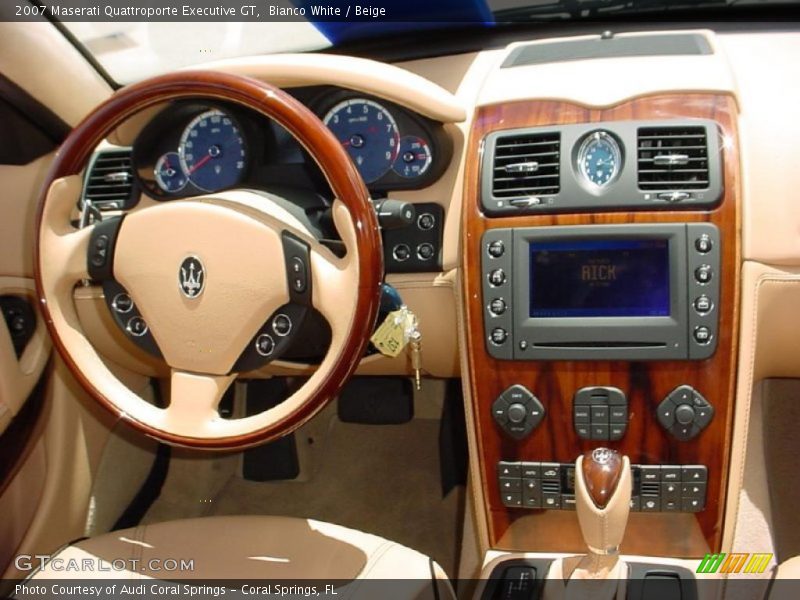 Bianco White / Beige 2007 Maserati Quattroporte Executive GT