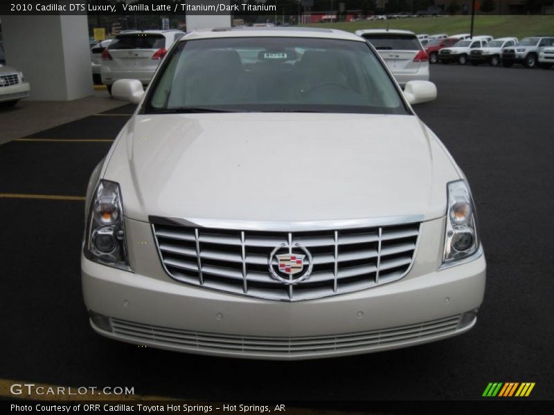 Vanilla Latte / Titanium/Dark Titanium 2010 Cadillac DTS Luxury