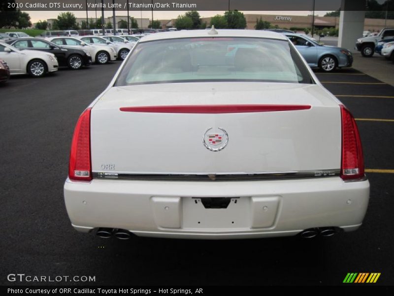 Vanilla Latte / Titanium/Dark Titanium 2010 Cadillac DTS Luxury