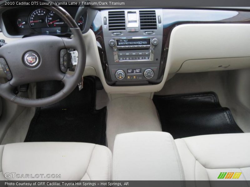 Vanilla Latte / Titanium/Dark Titanium 2010 Cadillac DTS Luxury