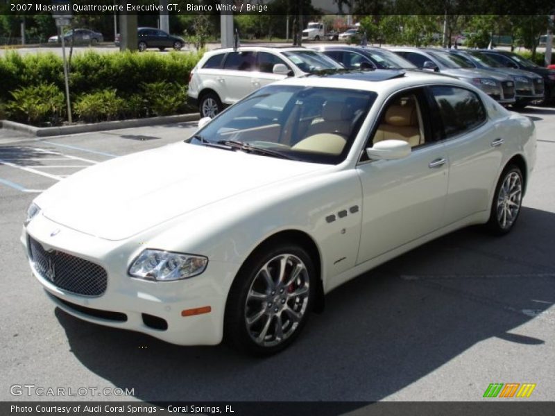 Bianco White / Beige 2007 Maserati Quattroporte Executive GT