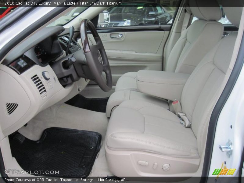 Vanilla Latte / Titanium/Dark Titanium 2010 Cadillac DTS Luxury