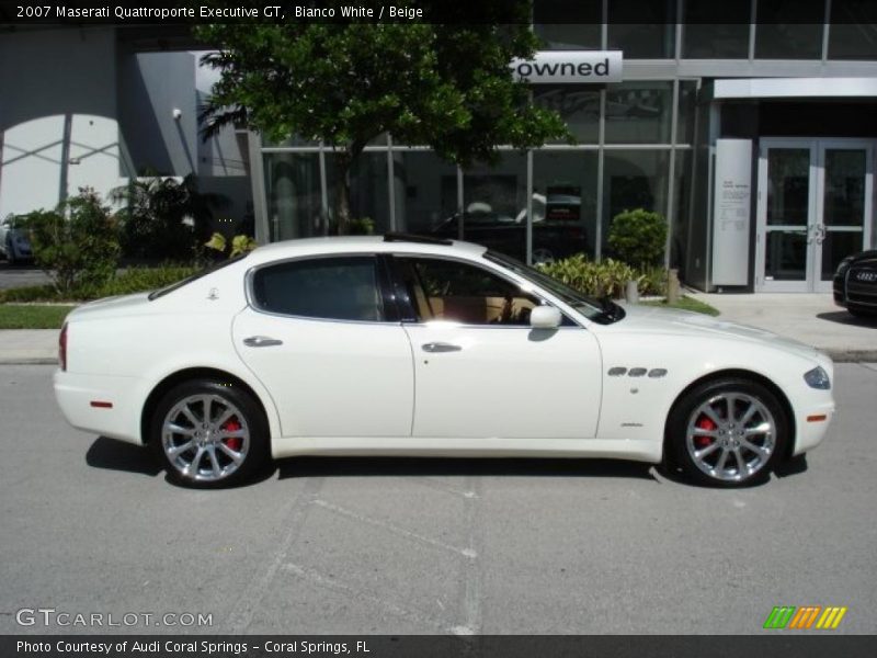 Bianco White / Beige 2007 Maserati Quattroporte Executive GT