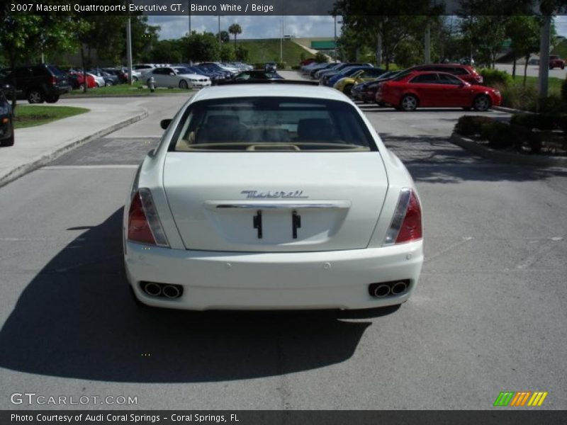 Bianco White / Beige 2007 Maserati Quattroporte Executive GT