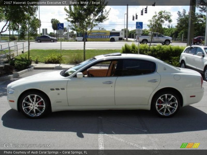 Bianco White / Beige 2007 Maserati Quattroporte Executive GT