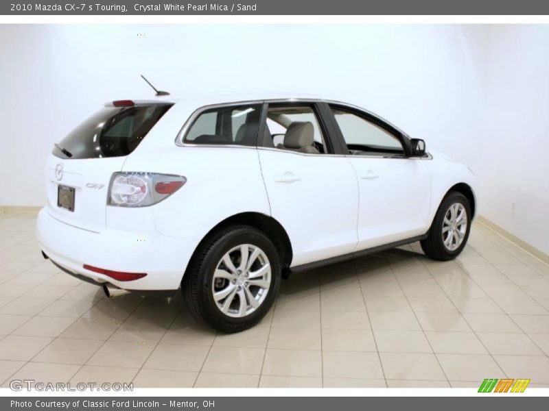 Crystal White Pearl Mica / Sand 2010 Mazda CX-7 s Touring