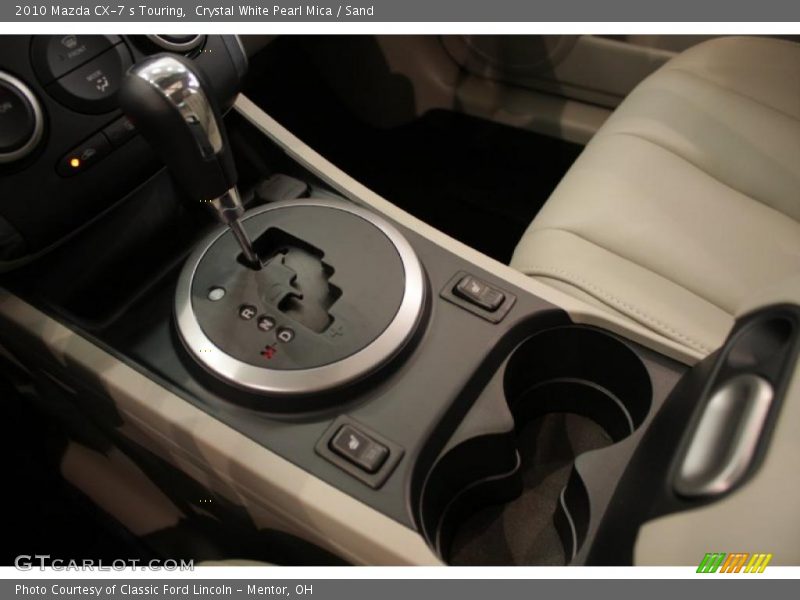 Crystal White Pearl Mica / Sand 2010 Mazda CX-7 s Touring