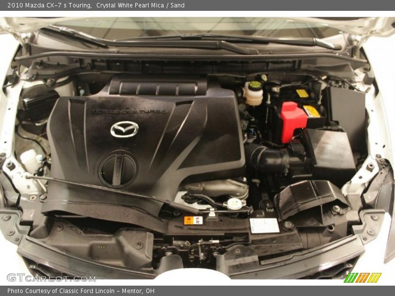 Crystal White Pearl Mica / Sand 2010 Mazda CX-7 s Touring