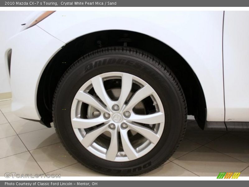 Crystal White Pearl Mica / Sand 2010 Mazda CX-7 s Touring