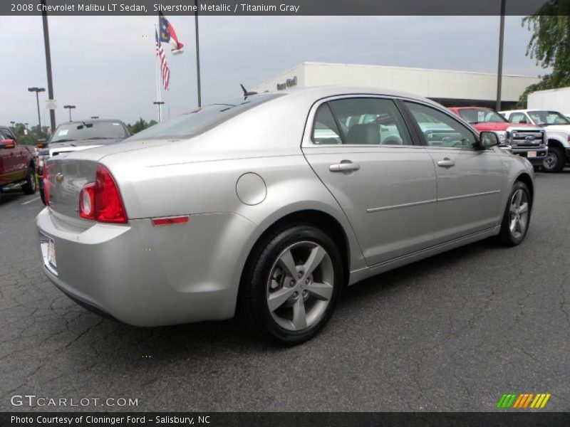 Silverstone Metallic / Titanium Gray 2008 Chevrolet Malibu LT Sedan