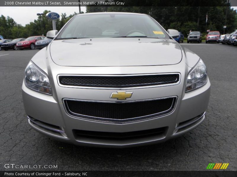 Silverstone Metallic / Titanium Gray 2008 Chevrolet Malibu LT Sedan