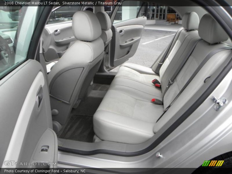 Silverstone Metallic / Titanium Gray 2008 Chevrolet Malibu LT Sedan