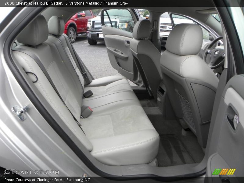 Silverstone Metallic / Titanium Gray 2008 Chevrolet Malibu LT Sedan