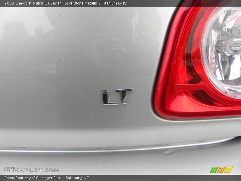 Silverstone Metallic / Titanium Gray 2008 Chevrolet Malibu LT Sedan