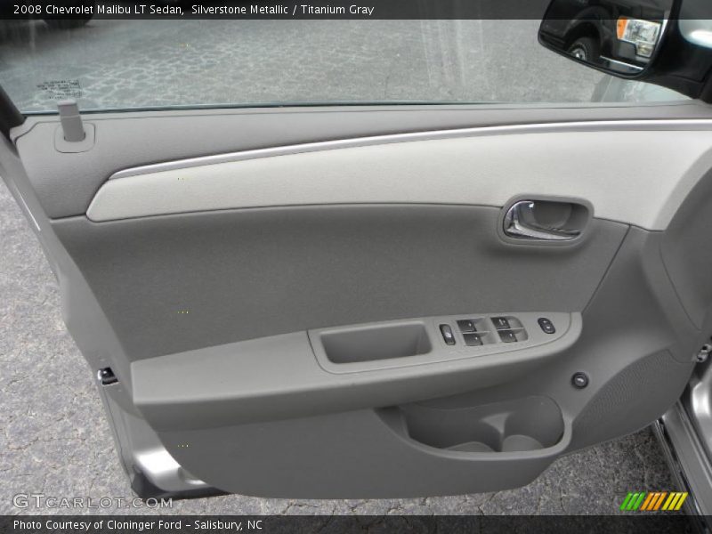 Silverstone Metallic / Titanium Gray 2008 Chevrolet Malibu LT Sedan