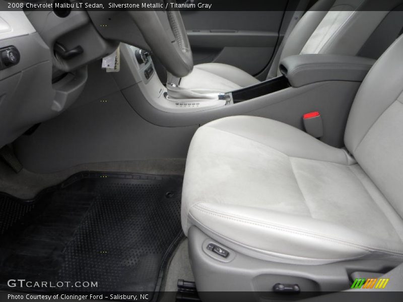 Silverstone Metallic / Titanium Gray 2008 Chevrolet Malibu LT Sedan