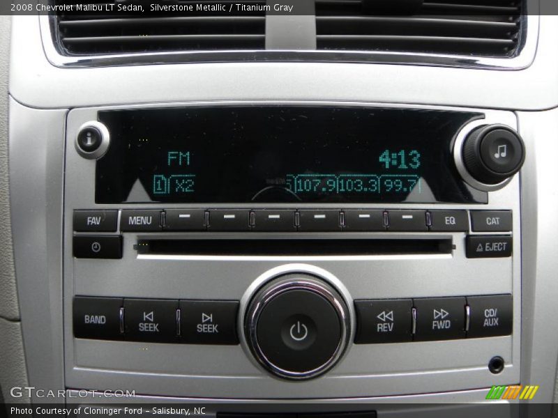 Silverstone Metallic / Titanium Gray 2008 Chevrolet Malibu LT Sedan