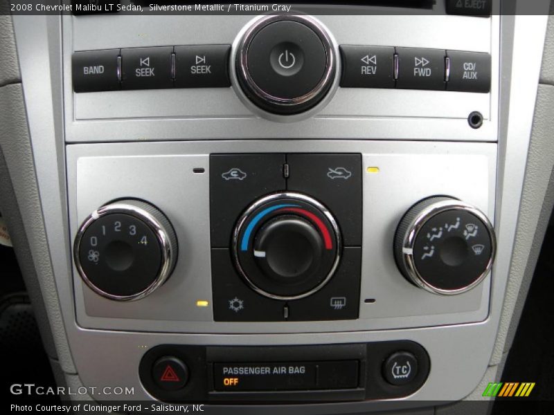 Silverstone Metallic / Titanium Gray 2008 Chevrolet Malibu LT Sedan