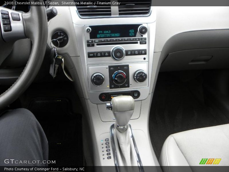 Silverstone Metallic / Titanium Gray 2008 Chevrolet Malibu LT Sedan