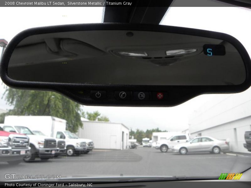 Silverstone Metallic / Titanium Gray 2008 Chevrolet Malibu LT Sedan