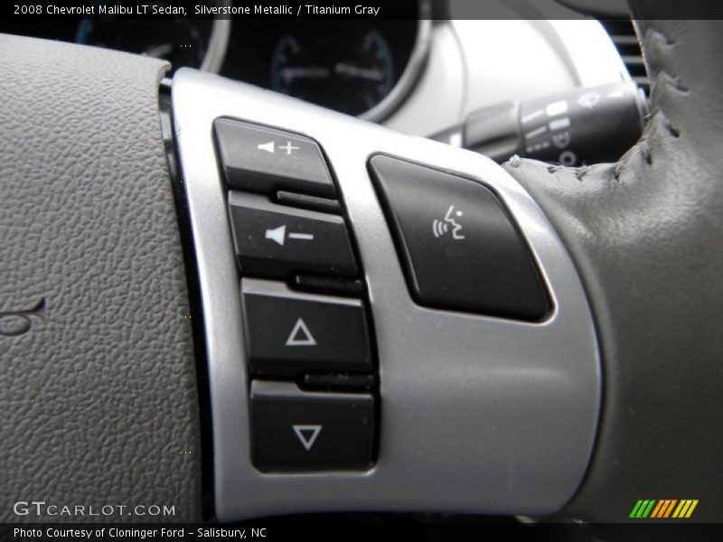 Silverstone Metallic / Titanium Gray 2008 Chevrolet Malibu LT Sedan