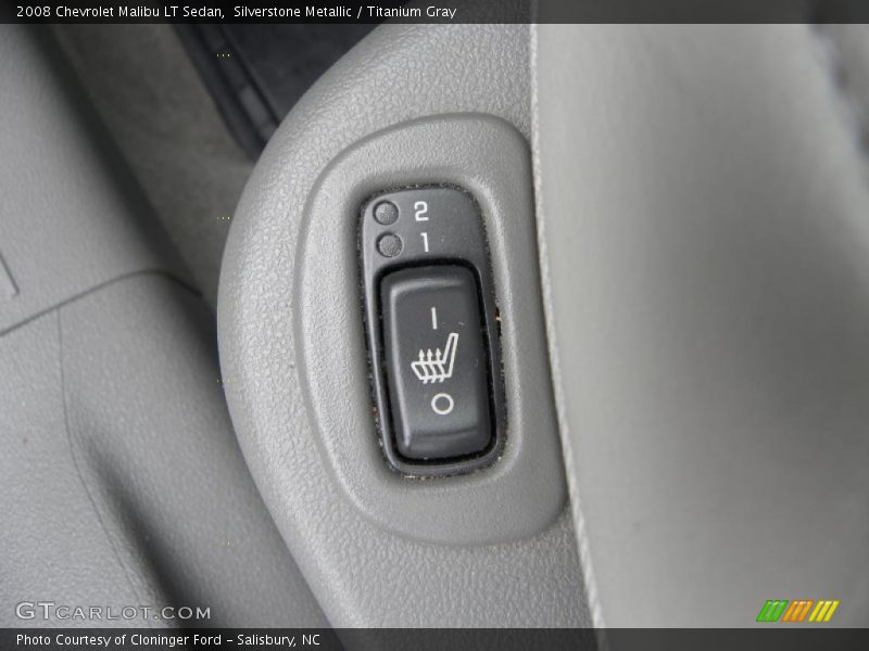 Silverstone Metallic / Titanium Gray 2008 Chevrolet Malibu LT Sedan