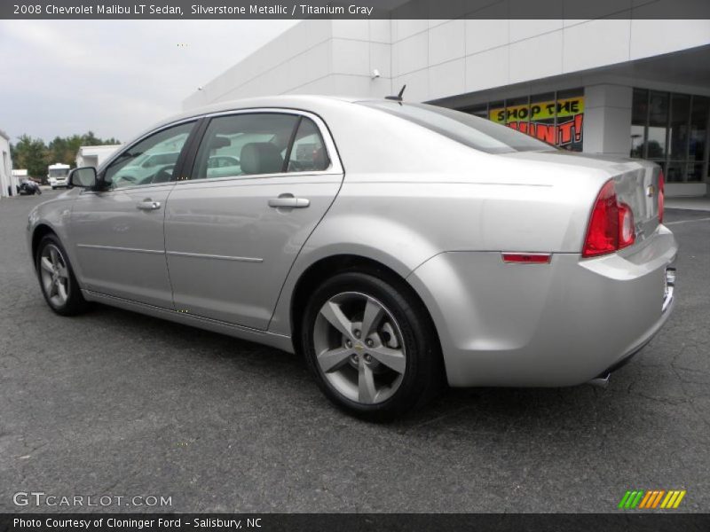 Silverstone Metallic / Titanium Gray 2008 Chevrolet Malibu LT Sedan