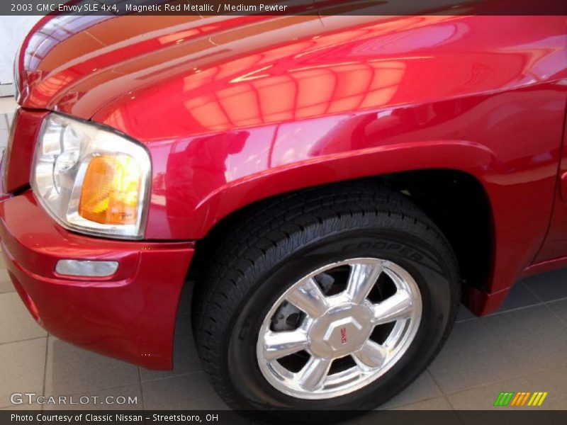 Magnetic Red Metallic / Medium Pewter 2003 GMC Envoy SLE 4x4