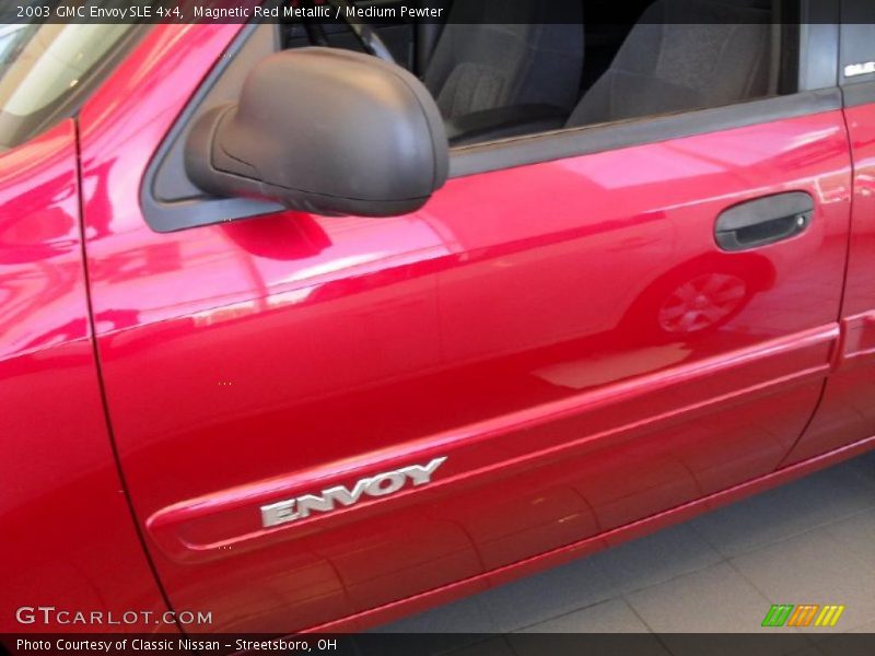 Magnetic Red Metallic / Medium Pewter 2003 GMC Envoy SLE 4x4