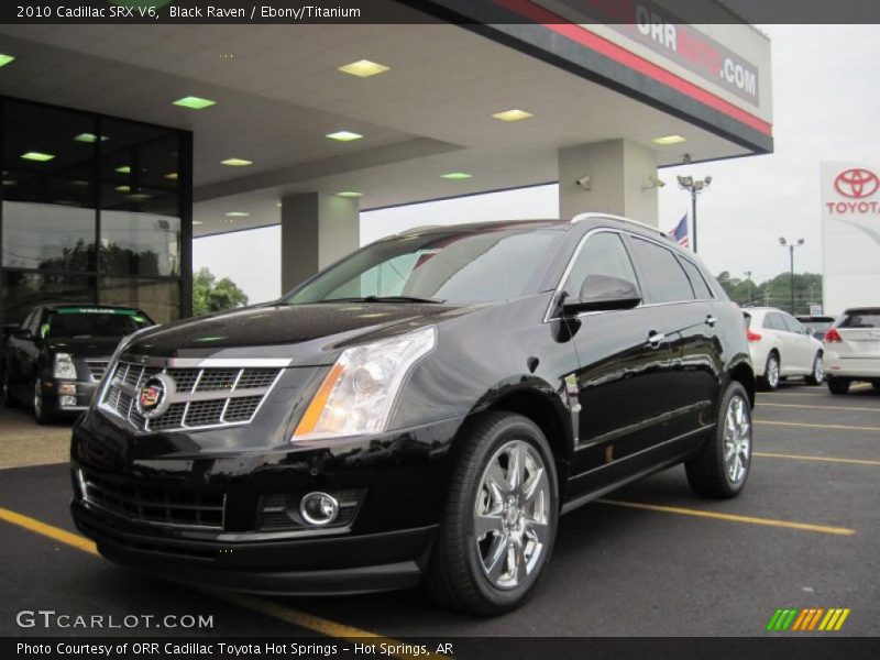 Black Raven / Ebony/Titanium 2010 Cadillac SRX V6