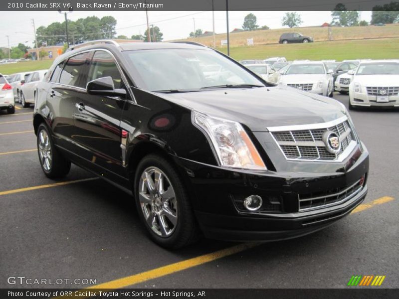 Black Raven / Ebony/Titanium 2010 Cadillac SRX V6