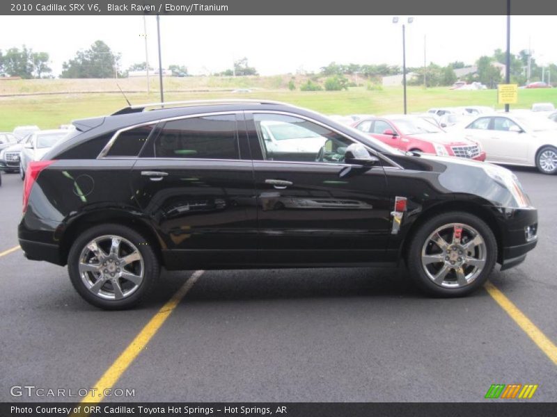 Black Raven / Ebony/Titanium 2010 Cadillac SRX V6