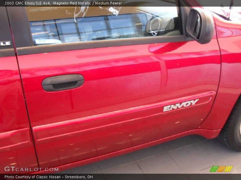 Magnetic Red Metallic / Medium Pewter 2003 GMC Envoy SLE 4x4