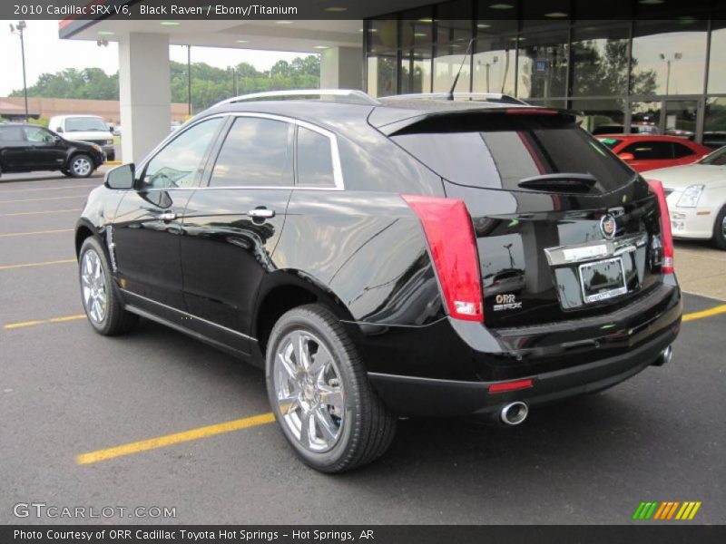 Black Raven / Ebony/Titanium 2010 Cadillac SRX V6