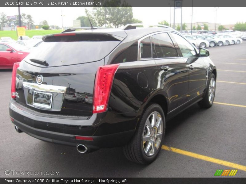Black Raven / Ebony/Titanium 2010 Cadillac SRX V6