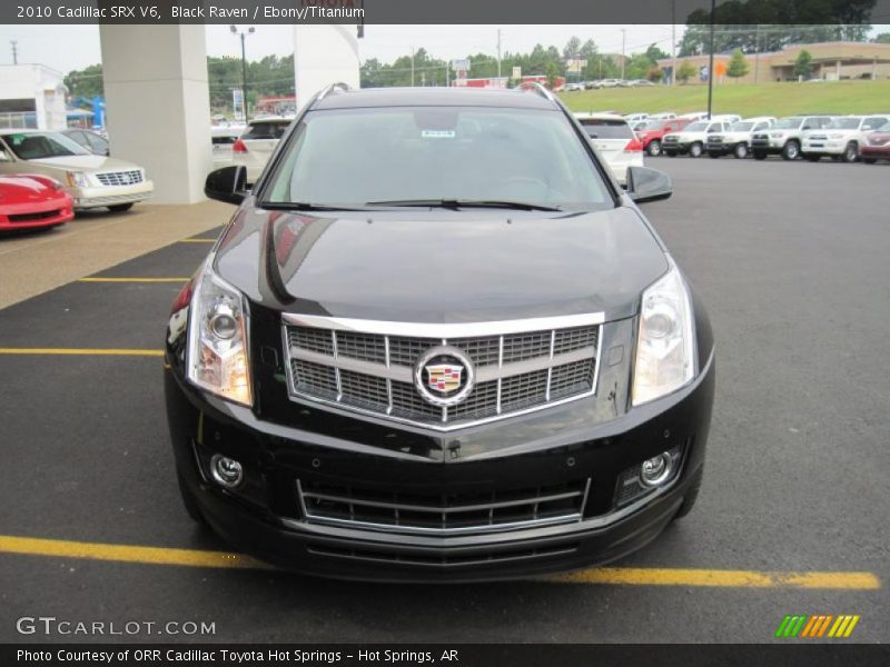 Black Raven / Ebony/Titanium 2010 Cadillac SRX V6