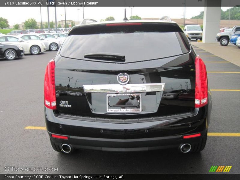 Black Raven / Ebony/Titanium 2010 Cadillac SRX V6