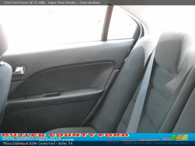 Vapor Silver Metallic / Charcoal Black 2009 Ford Fusion SE V6 AWD