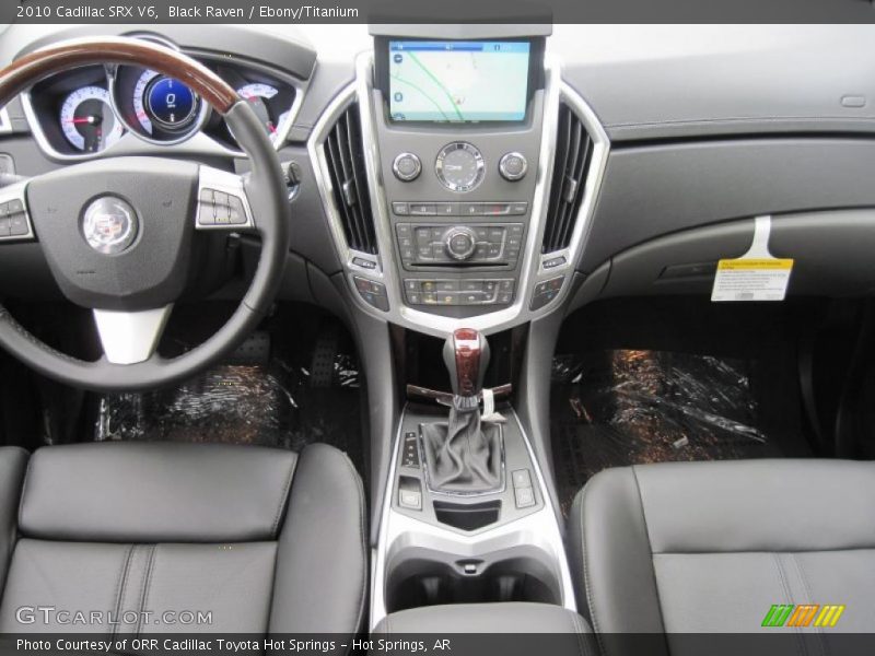 Black Raven / Ebony/Titanium 2010 Cadillac SRX V6
