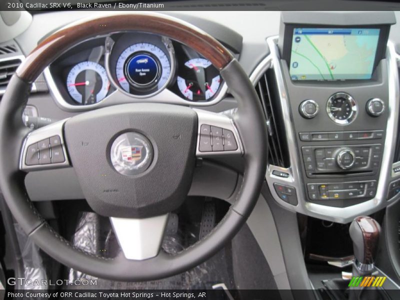 Black Raven / Ebony/Titanium 2010 Cadillac SRX V6