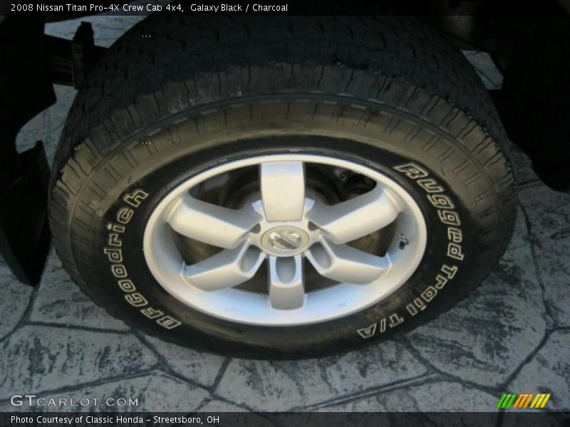 Galaxy Black / Charcoal 2008 Nissan Titan Pro-4X Crew Cab 4x4