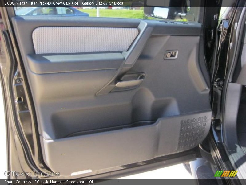 Galaxy Black / Charcoal 2008 Nissan Titan Pro-4X Crew Cab 4x4