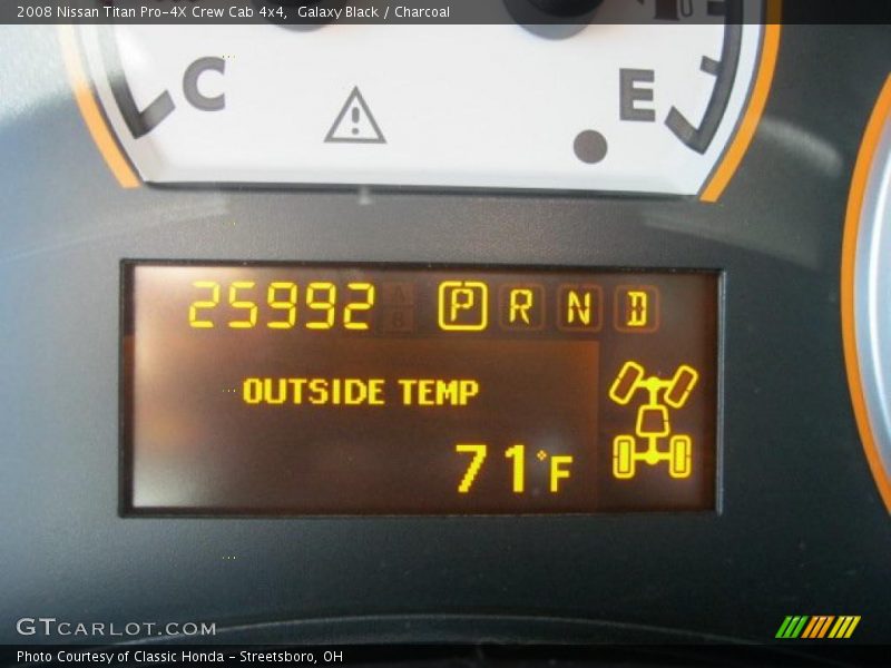 Galaxy Black / Charcoal 2008 Nissan Titan Pro-4X Crew Cab 4x4