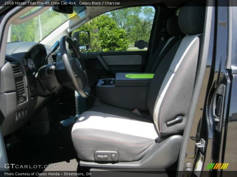 Galaxy Black / Charcoal 2008 Nissan Titan Pro-4X Crew Cab 4x4