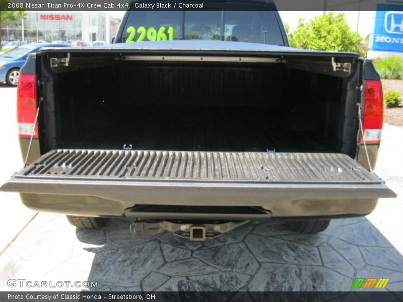 Galaxy Black / Charcoal 2008 Nissan Titan Pro-4X Crew Cab 4x4