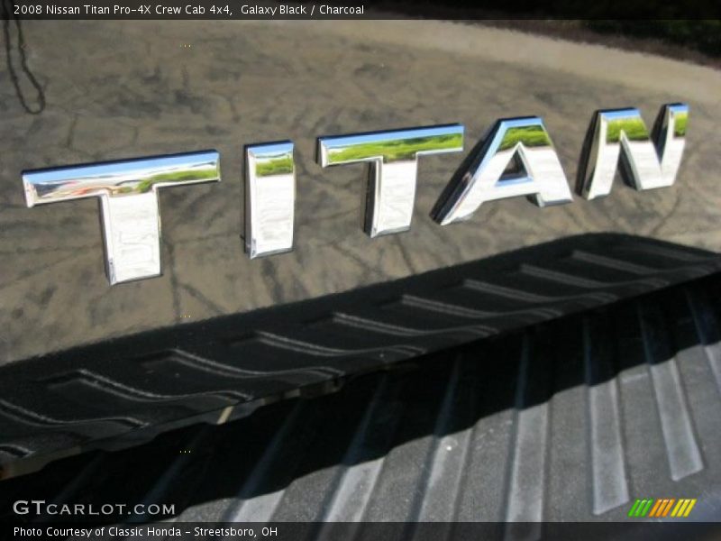 Galaxy Black / Charcoal 2008 Nissan Titan Pro-4X Crew Cab 4x4