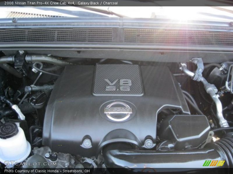 Galaxy Black / Charcoal 2008 Nissan Titan Pro-4X Crew Cab 4x4