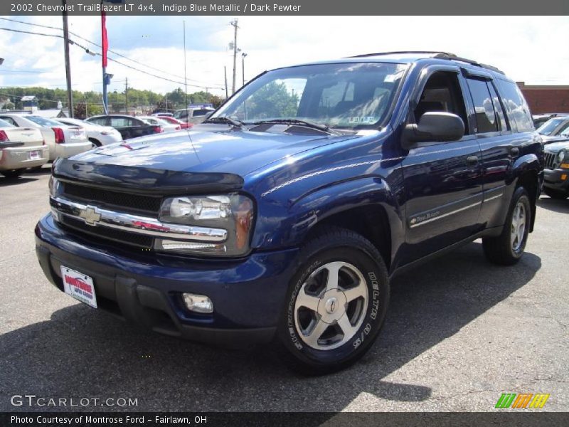 Indigo Blue Metallic / Dark Pewter 2002 Chevrolet TrailBlazer LT 4x4