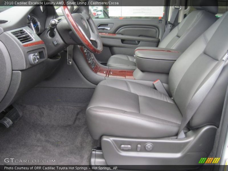 Silver Lining / Cashmere/Cocoa 2010 Cadillac Escalade Luxury AWD